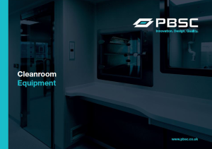 PBSC's Cleanroom Equipment Brochure
